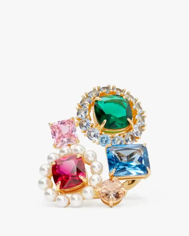 Kate Spade Victoria Cluster Cocktail Ring. 1