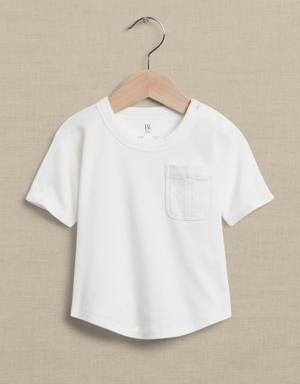 Banana Republic Essential SUPIMA® T-Shirt for Baby + Toddler white