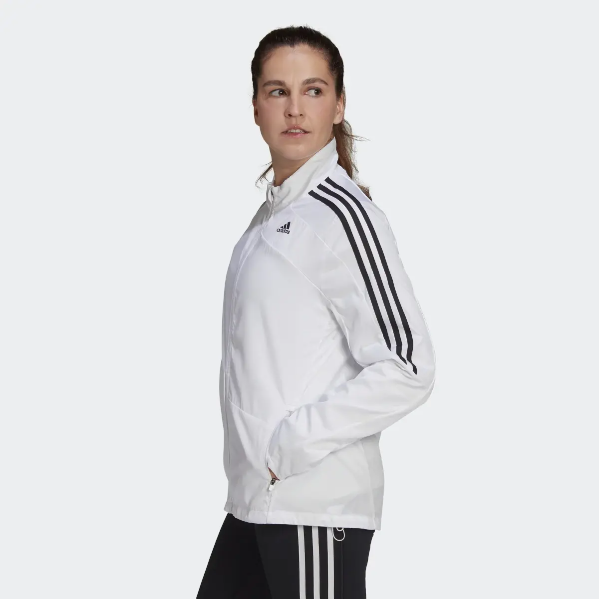 Adidas Marathon 3-Stripes Jacket. 3