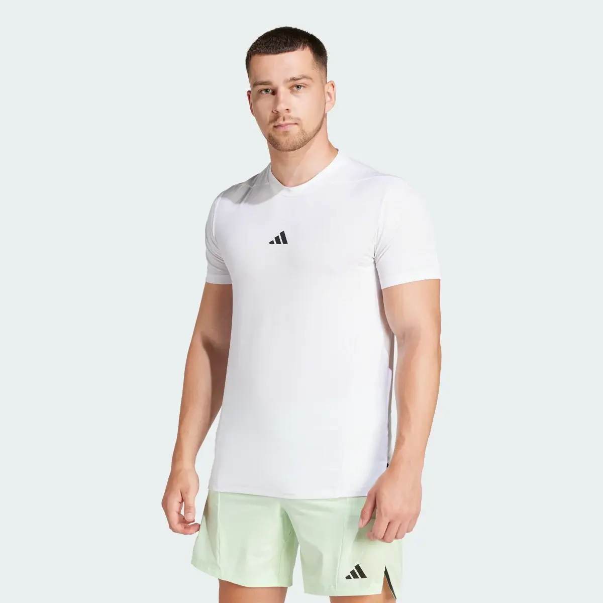 Adidas Designed for Training Workout T-Shirt. 2