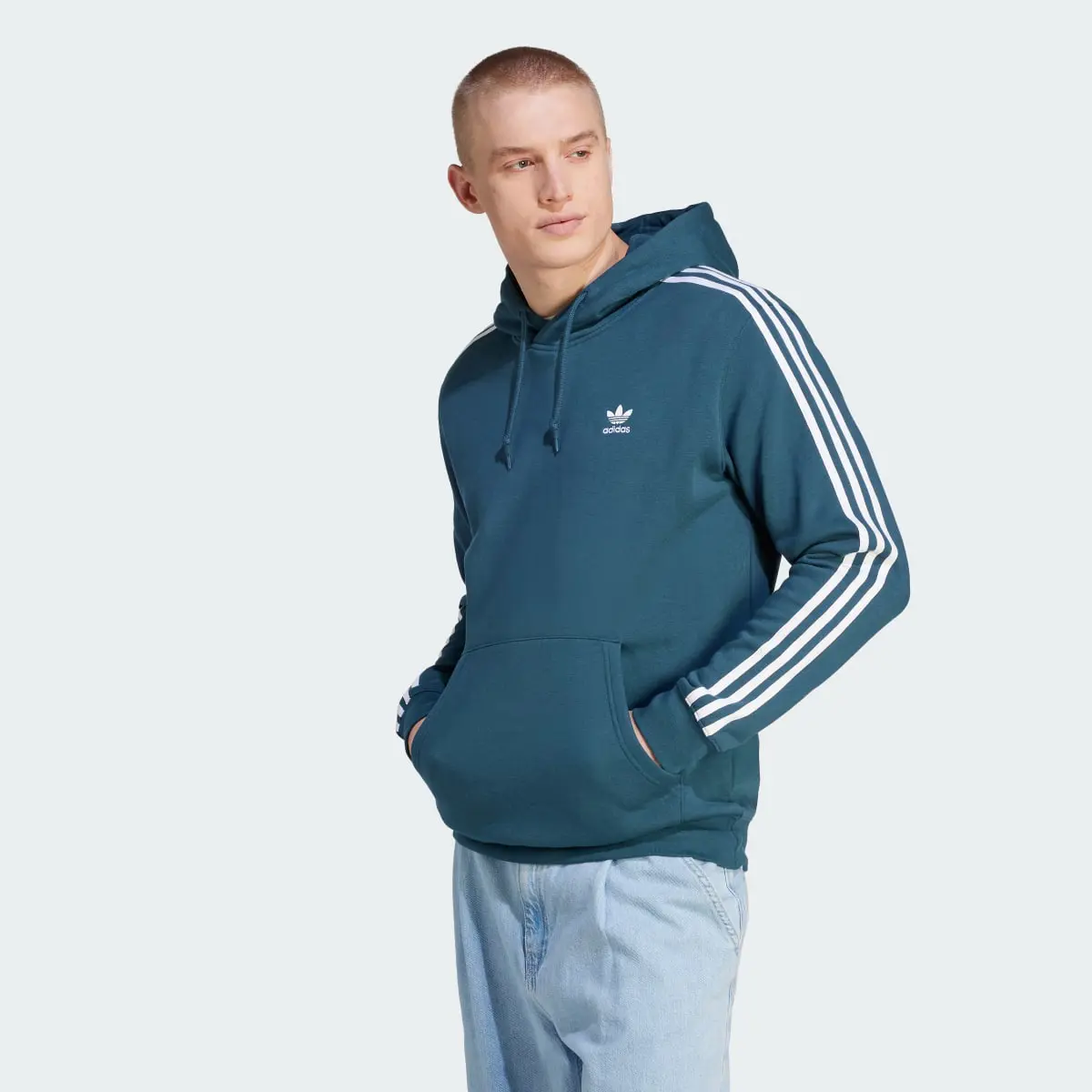 Adidas Sweat-shirt à capuche à 3 bandes Adicolor Classics. 2