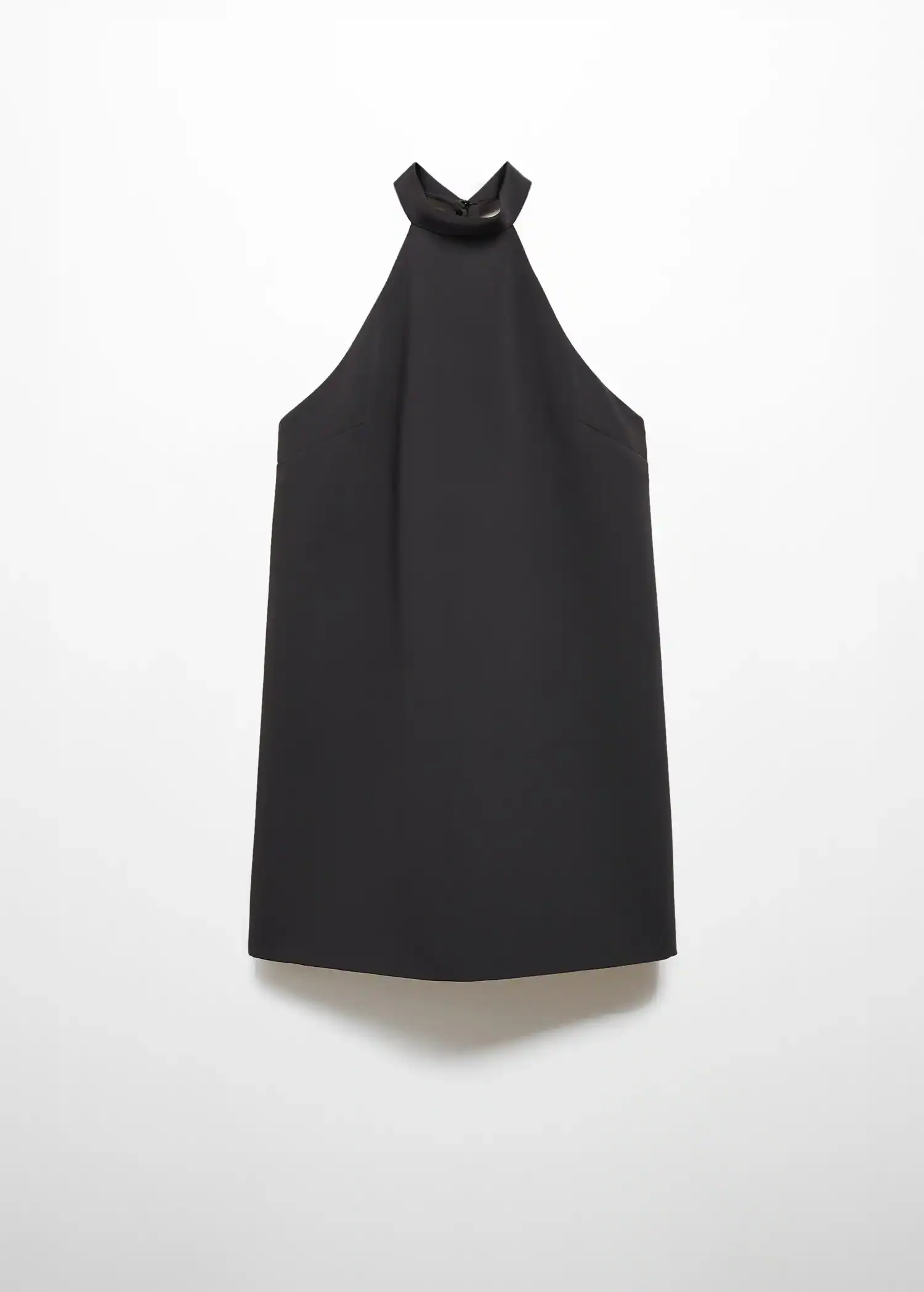 Mango Halter-neck open-back dress. 1