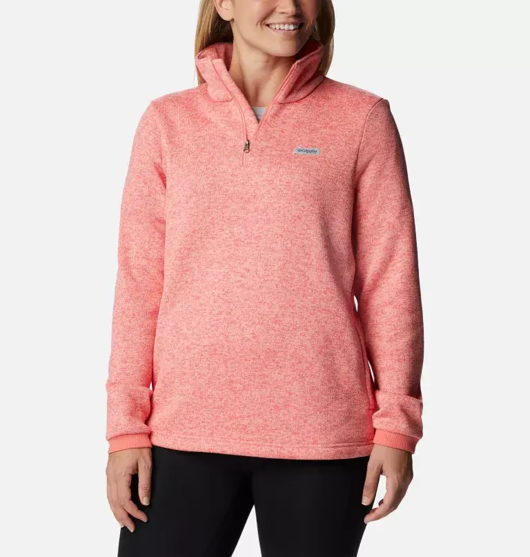 Columbia Women's PFG Reel Cozy™ Quarter Zip Pullover. 1