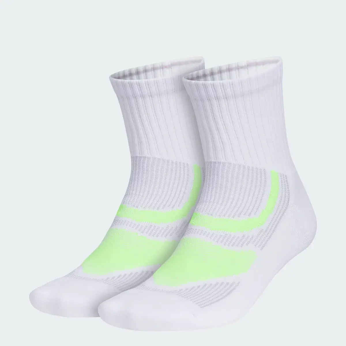 Adidas Superlite Performance Mid-Crew Socks 2 Pairs. 1