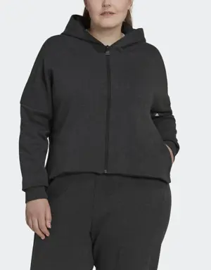 Adidas Mission Victory Slim Fit Full-Zip Hoodie (Plus Size)