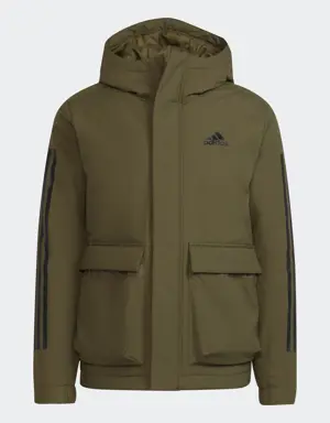 Adidas Utilitas 3-Stripes Hooded Jacket (uniseks)