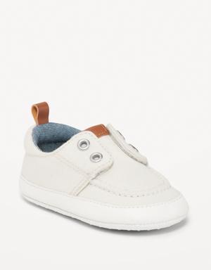 Canvas Boat-Style Sneakers for Baby beige