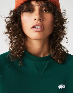 Women’s Crew Neck Cotton Blend Sweatshirt