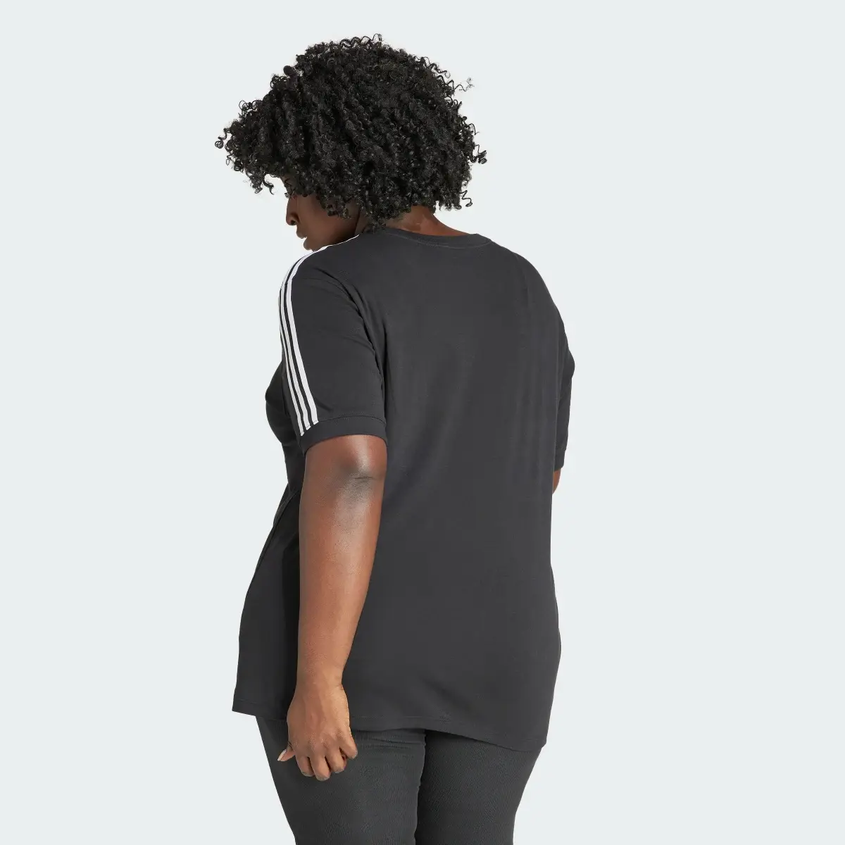 Adidas T-shirt 3-Stripes (Plus Size). 3