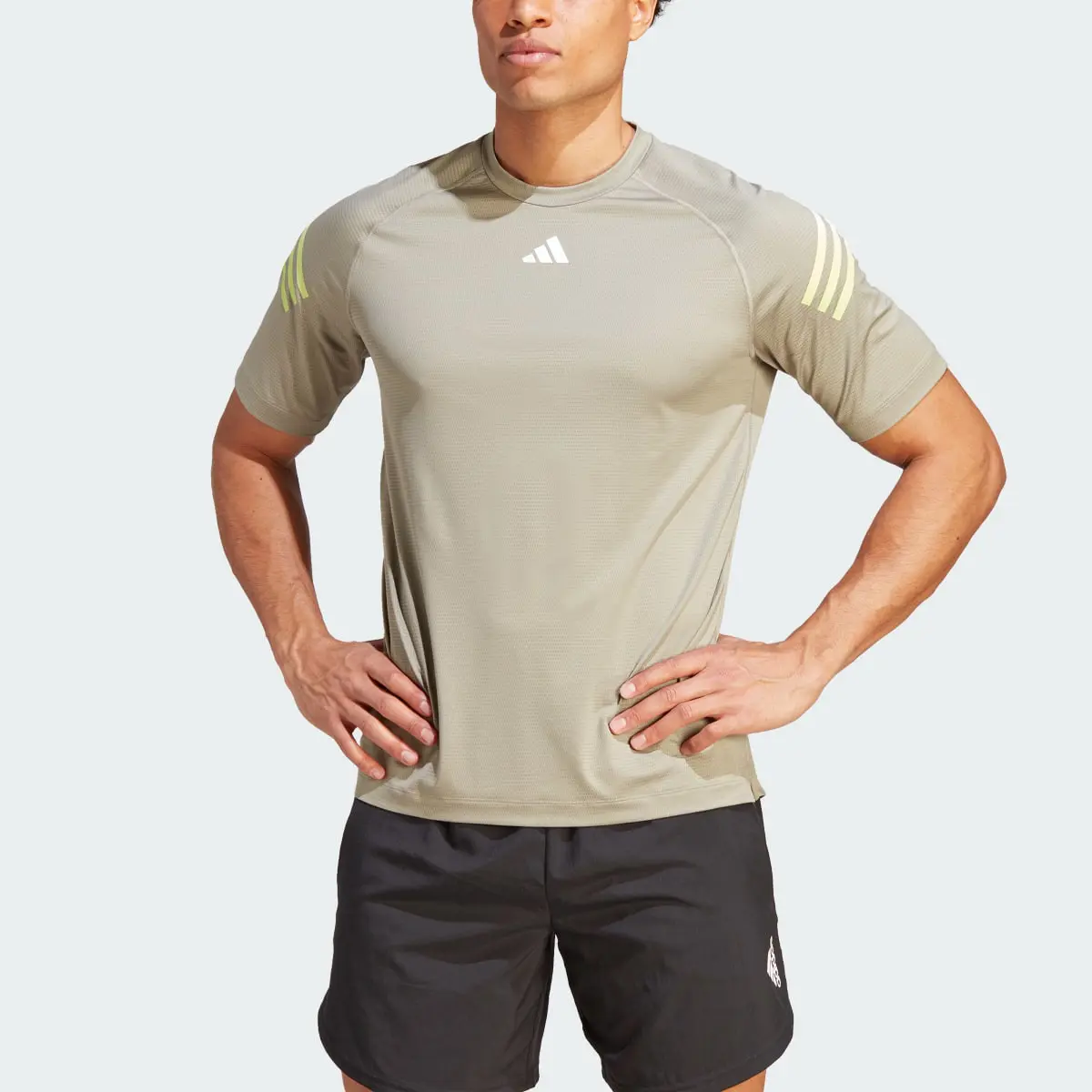 Adidas Train Icons 3-Stripes Training Tee. 1