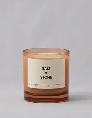 American Eagle Salt & Stone Black Rose & Vetiver Candle. 1