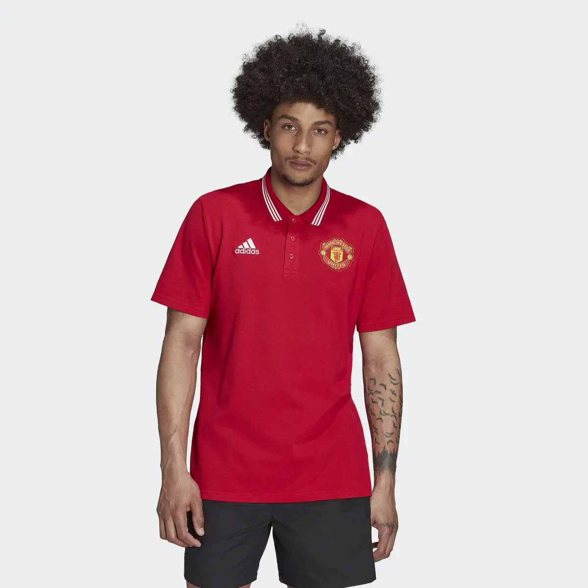 Adidas Manchester United DNA Polo Shirt. 2