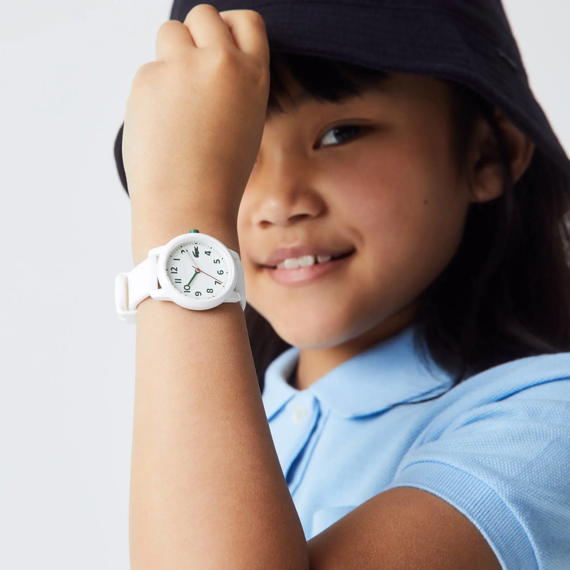 Lacoste Kids’ Lacoste.12.12 White Silicone Strap Watch. 1