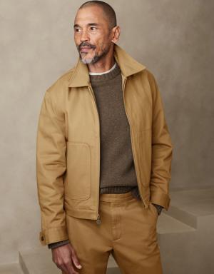 Harrington Cotton Jacket brown