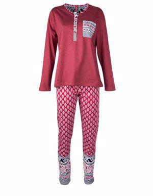 Ayyıldız 54154 Bordo Pijama Takımı. 3