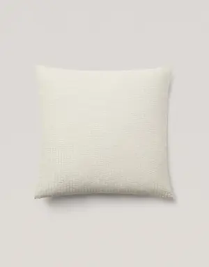 Woven stripe seersucker pillowcase 60x60cm