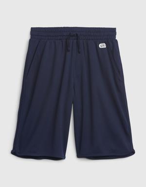 Gap Fit Kids Fit Tech Mesh Shorts blue