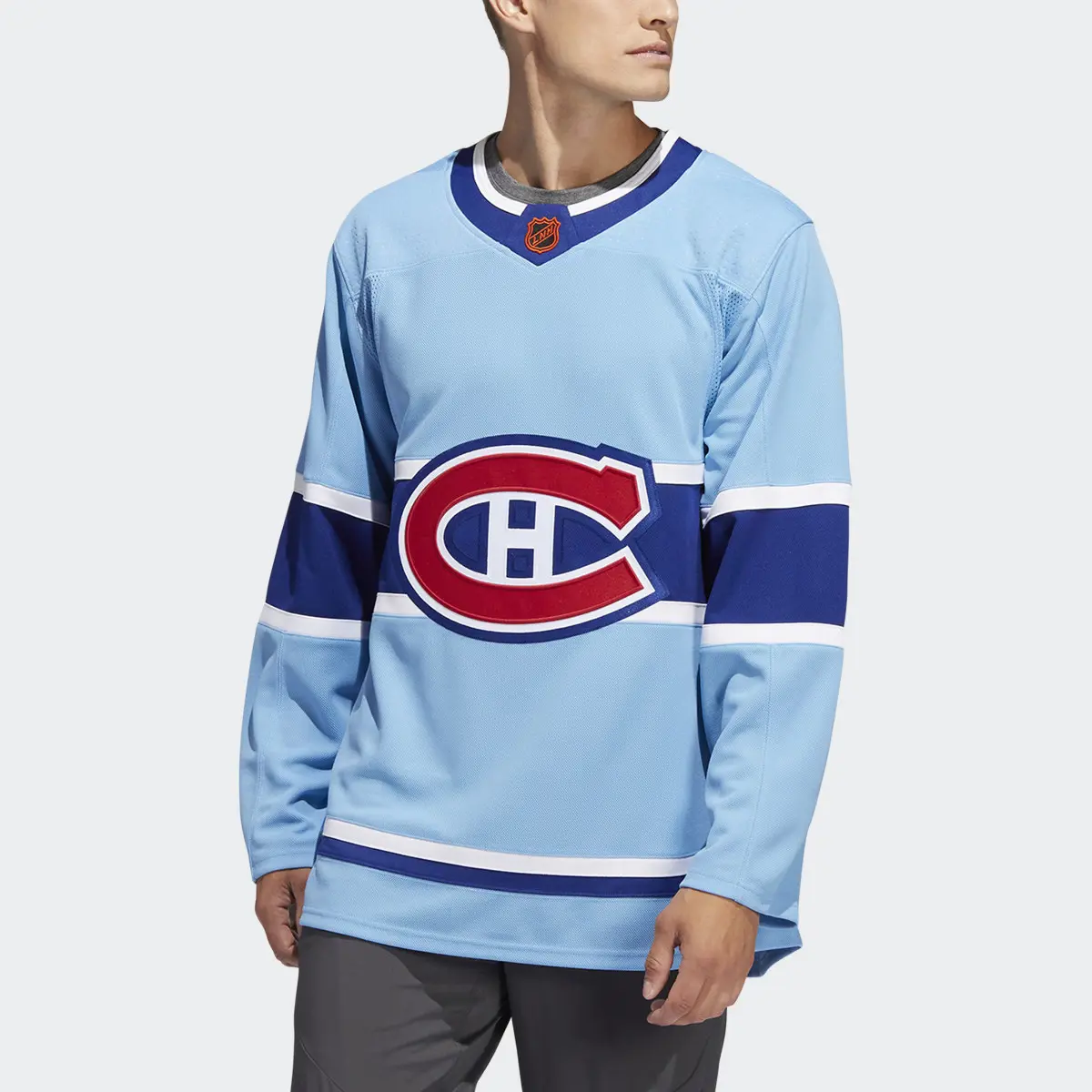 Adidas Canadiens Authentic Reverse Retro Wordmark Jersey. 1