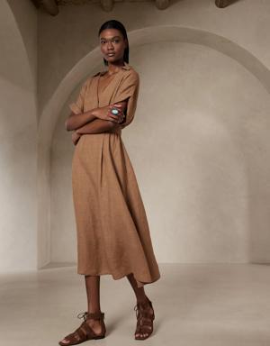 Sedona Linen Dress brown