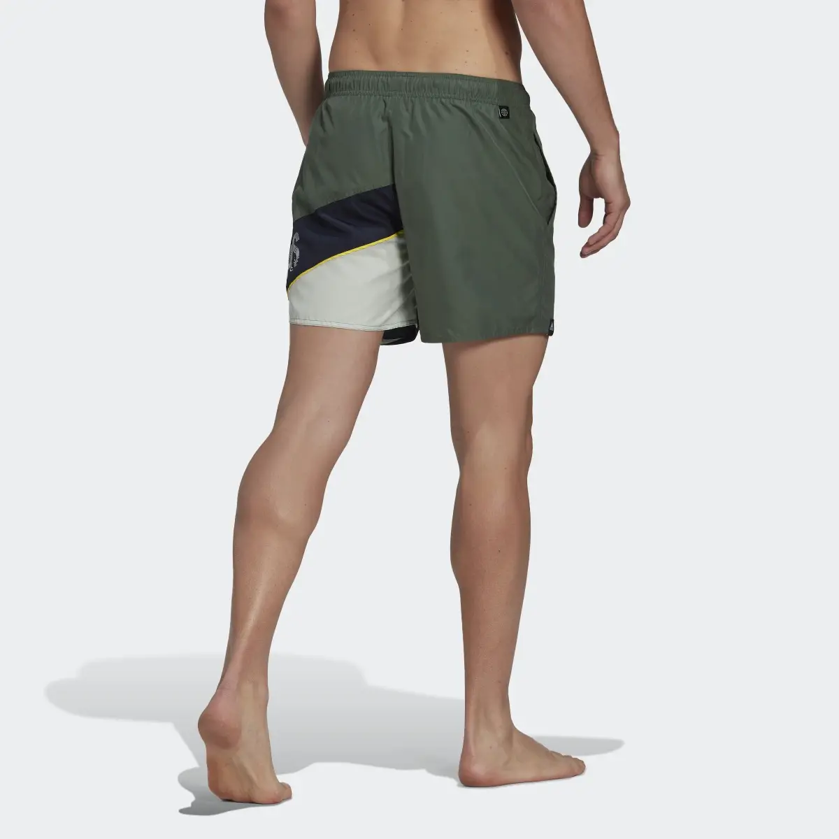 Adidas Wording Swim Shorts. 2