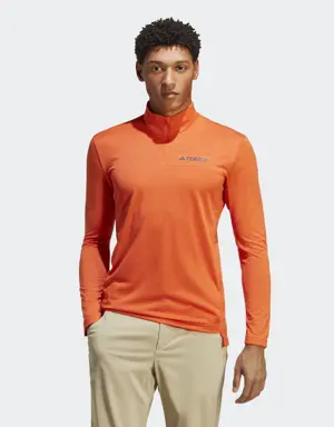 Adidas T-shirt manches longues à demi-zip Terrex Multi. 2