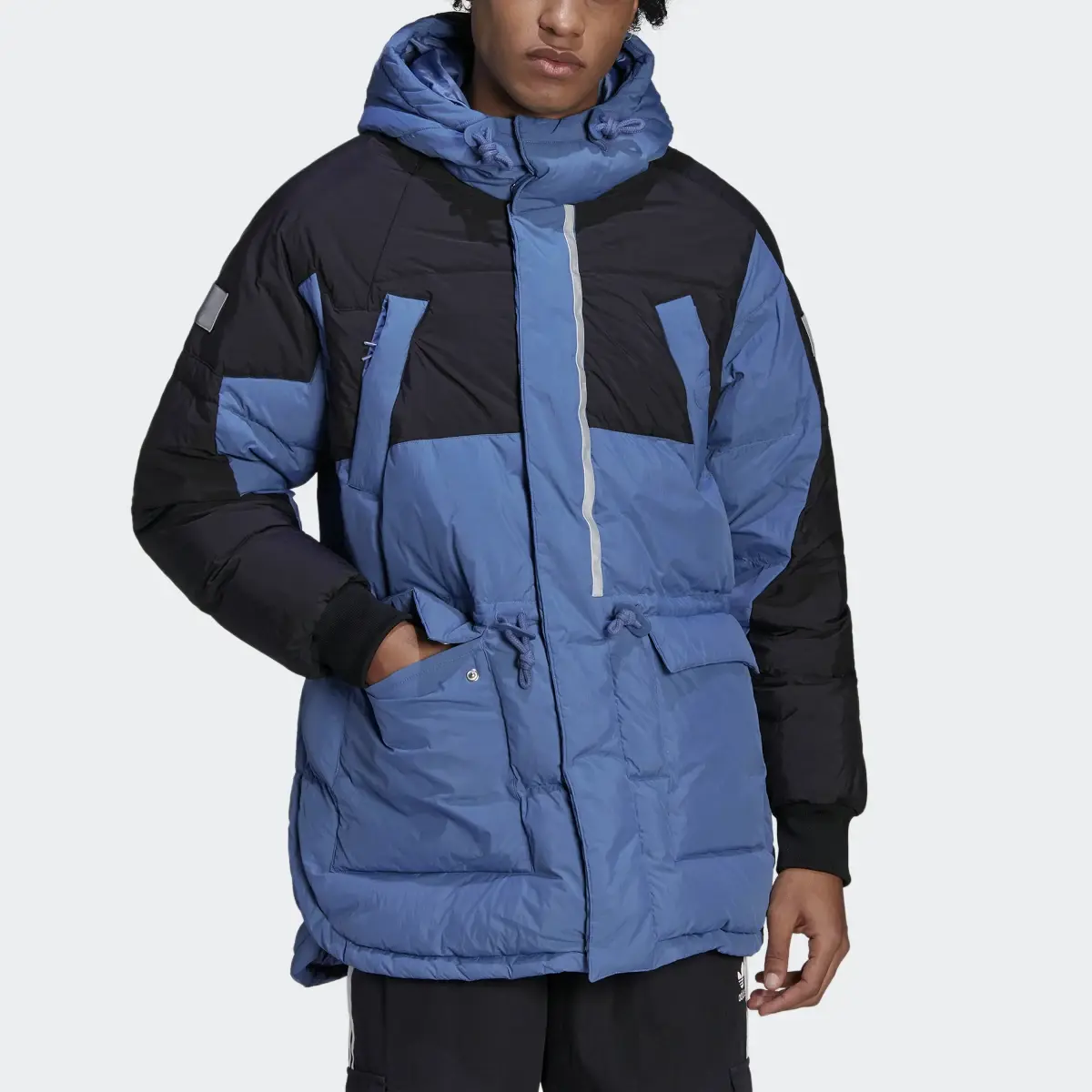 Adidas Adventure Down Regen Hooded Puffer Jacket. 1