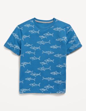 Old Navy Softest Printed Crew-Neck T-Shirt for Boys multi