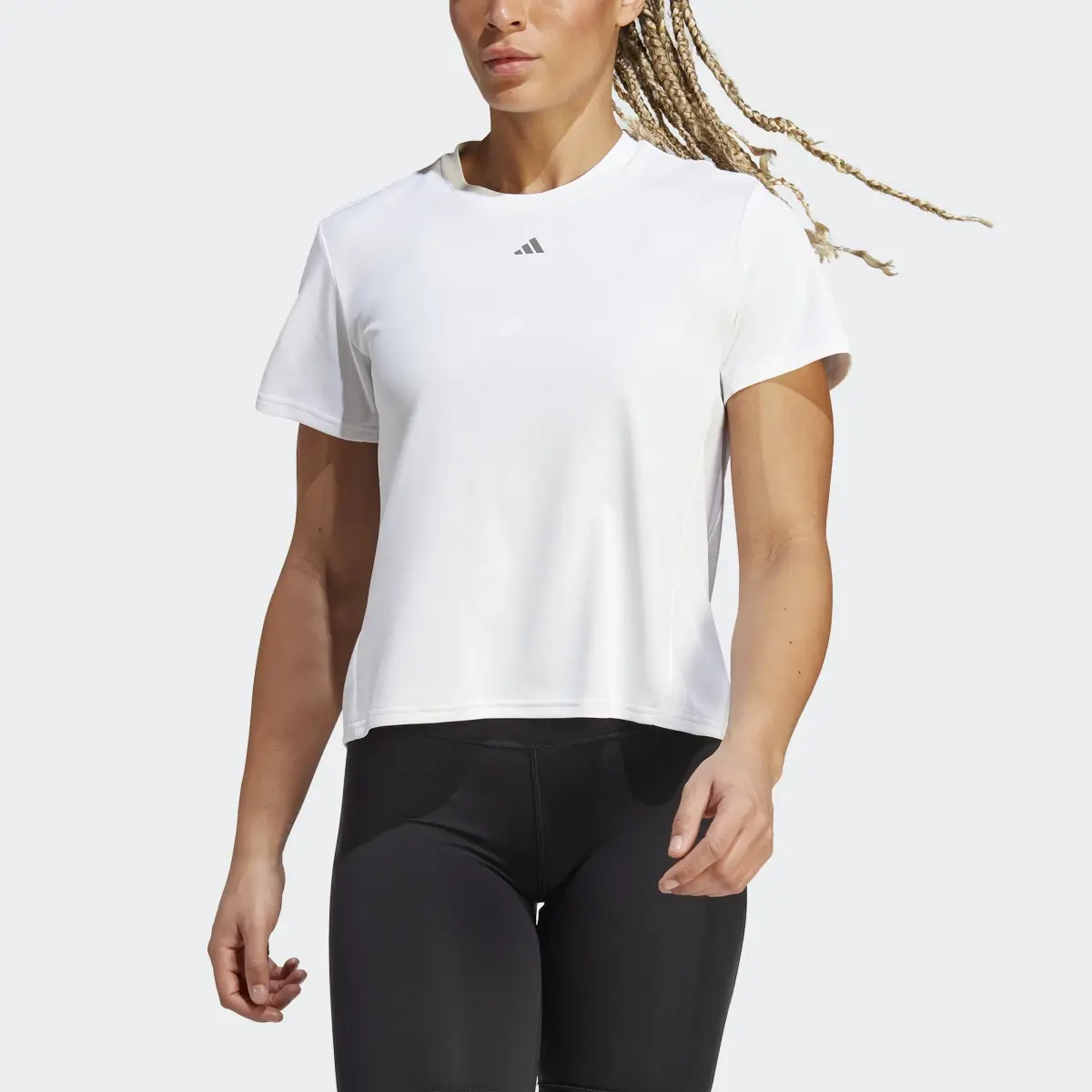 Adidas HIIT HEAT.RDY Sweat-Conceal Training Tee. 1