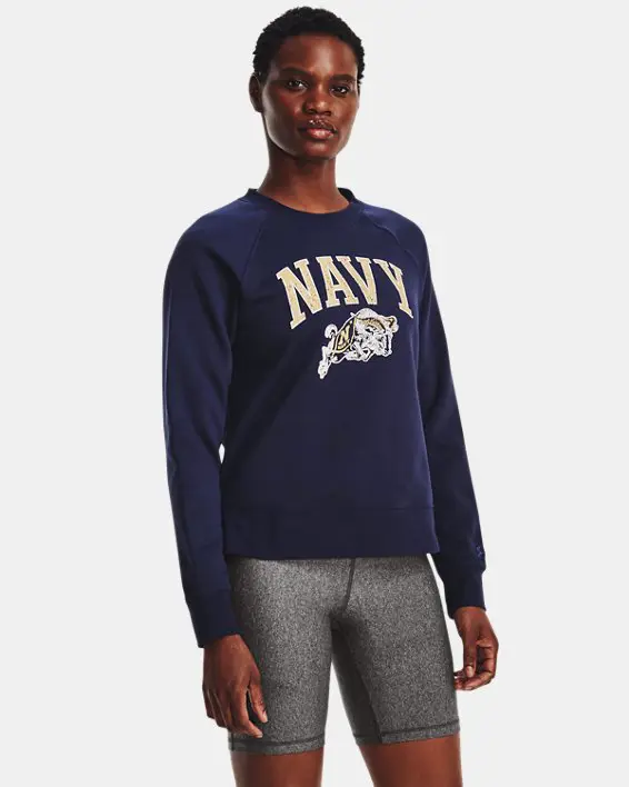 Under Armour Women's UA All Day Fleece Collegiate Crew. 1