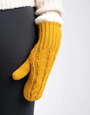 Mustard Yellow - Cozy Lined Mittens