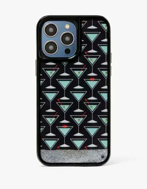 Shaken Not Stirred Liquid Glitter iPhone 14 Pro Max Case