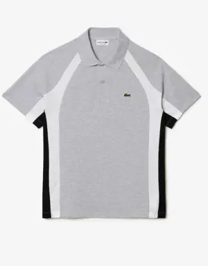Men’s Lacoste Cotton Mini-Piqué Colourblock Polo Shirt