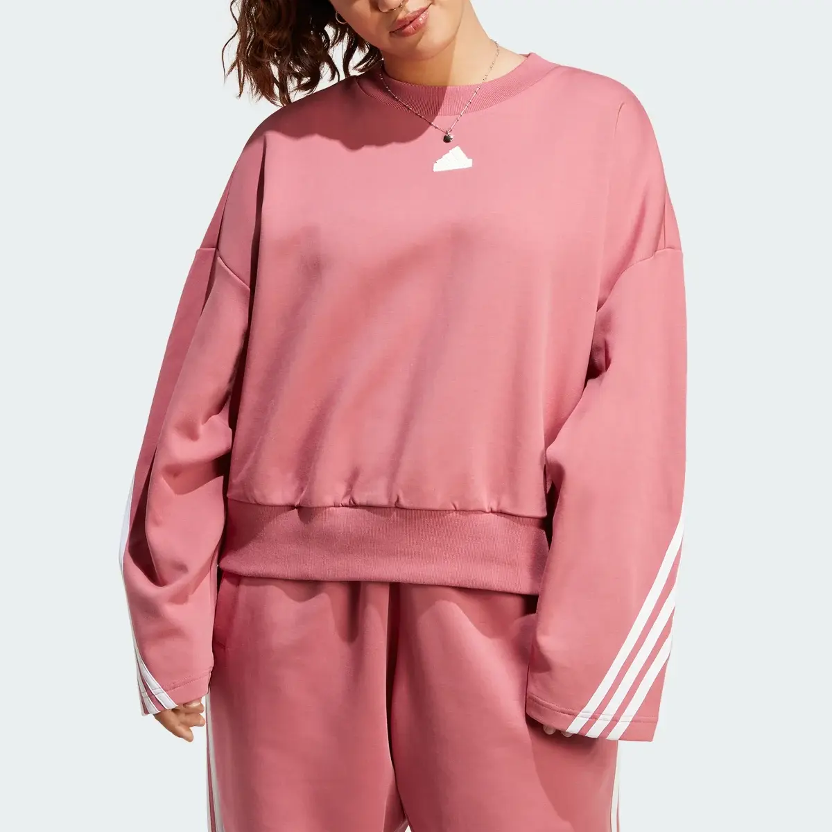 Adidas Sweat-shirt à 3 bandes Future Icons (Grandes tailles). 1