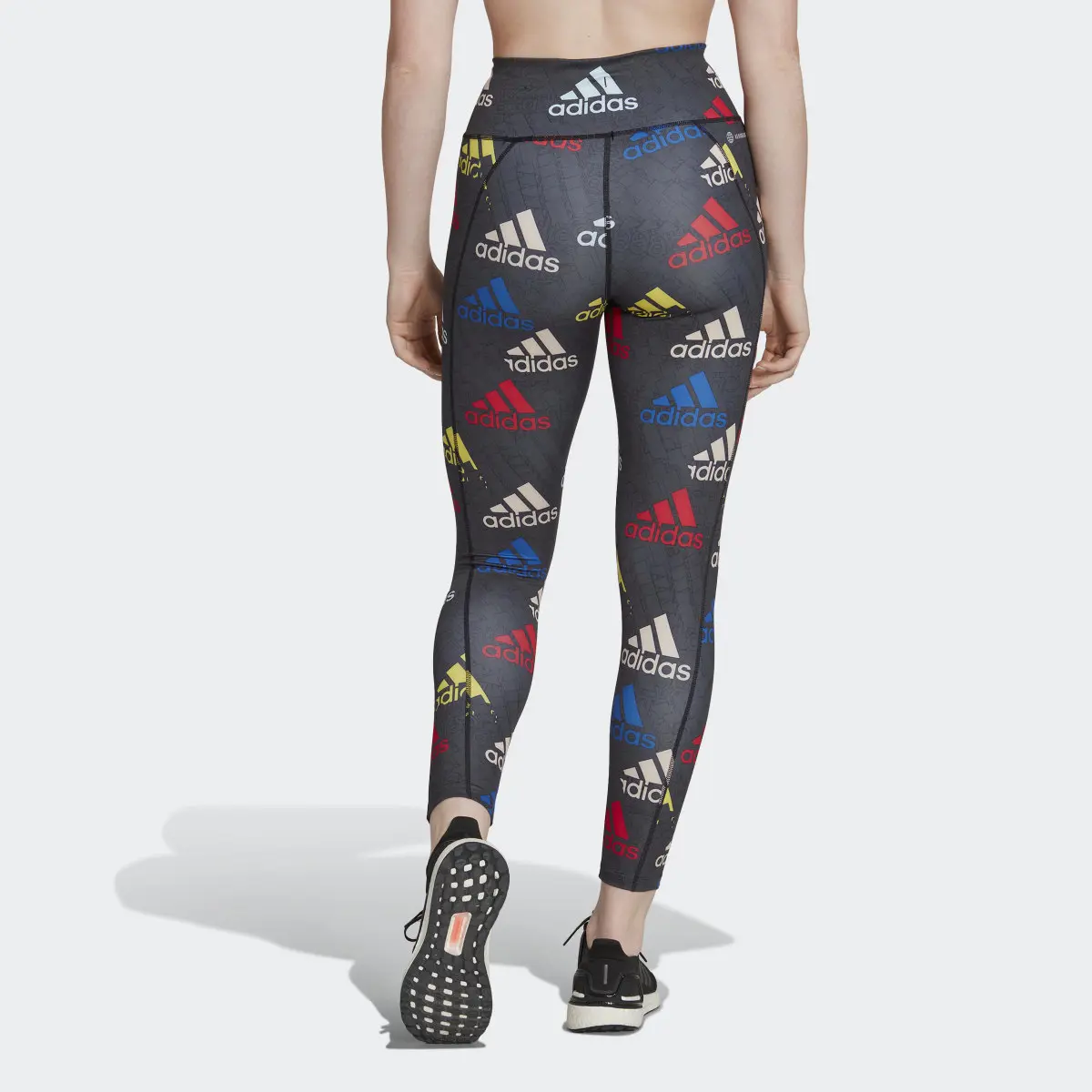 Adidas Mallas Running Essentials Brand Love 7/8 Corte Alto. 2