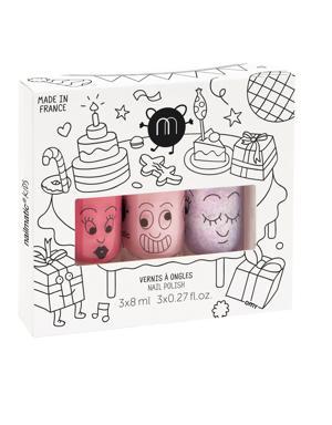 Party Pink Nail Polish Set pink