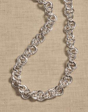 Ravena Link Necklace &#124 Aureus + Argent silver