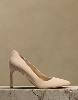 Arden Suede Pump beige