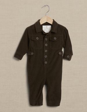 Corduroy Flightsuit for Baby multi