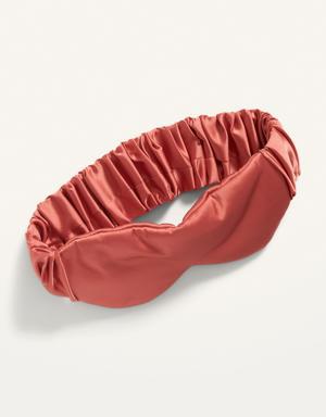 Satin Sleep Mask for Adults pink