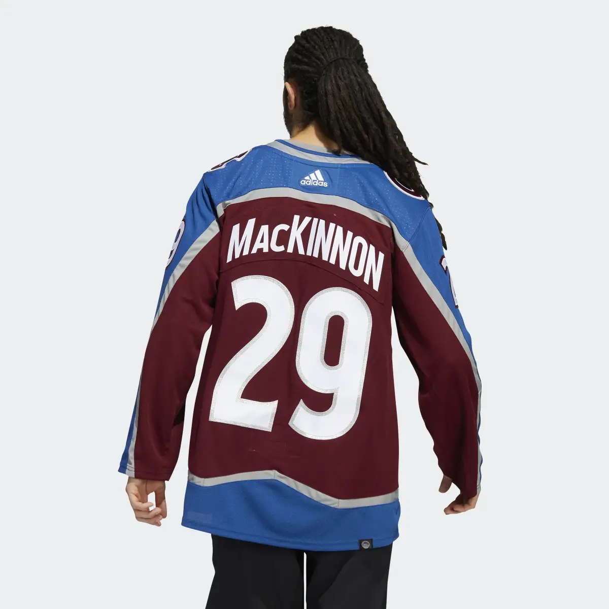 Adidas Avalanche MacKinnon Home Authentic Jersey. 3