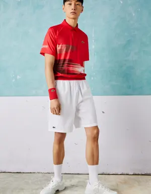 Pantalón corto para hombre Lacoste SPORT x Novak Djokovic en stretch ligero