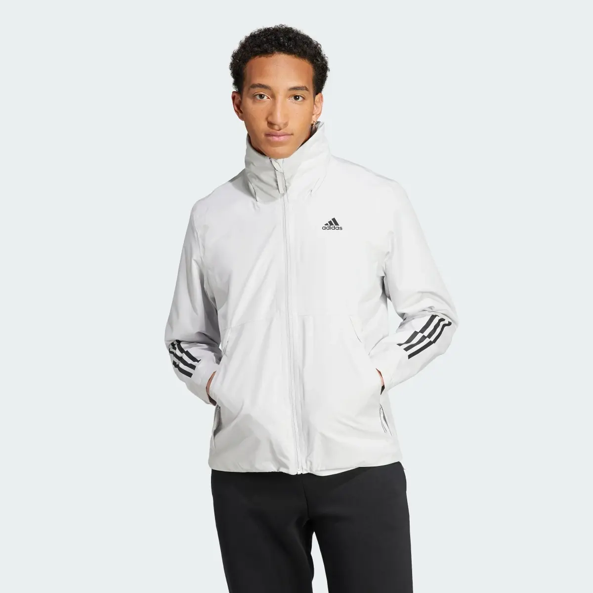 Adidas BSC 3-Stripes RAIN.RDY Jacket. 2