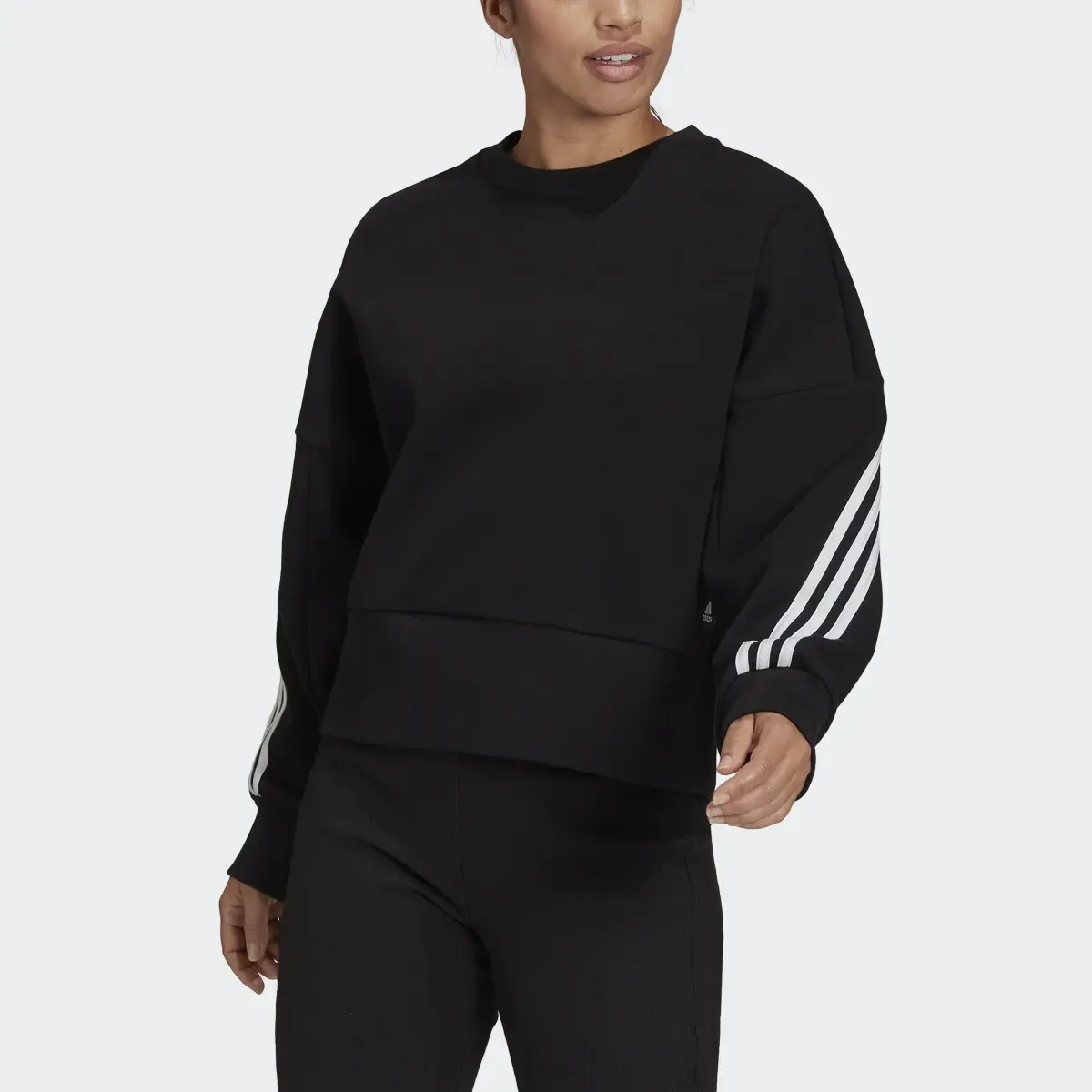 Adidas Future Icons 3-Stripes Sweatshirt. 1