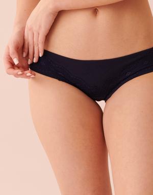 Cotton and Lace Cheeky Panty