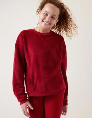 Athleta Girl Feelin &#39 Great 2.0 Sweatshirt red