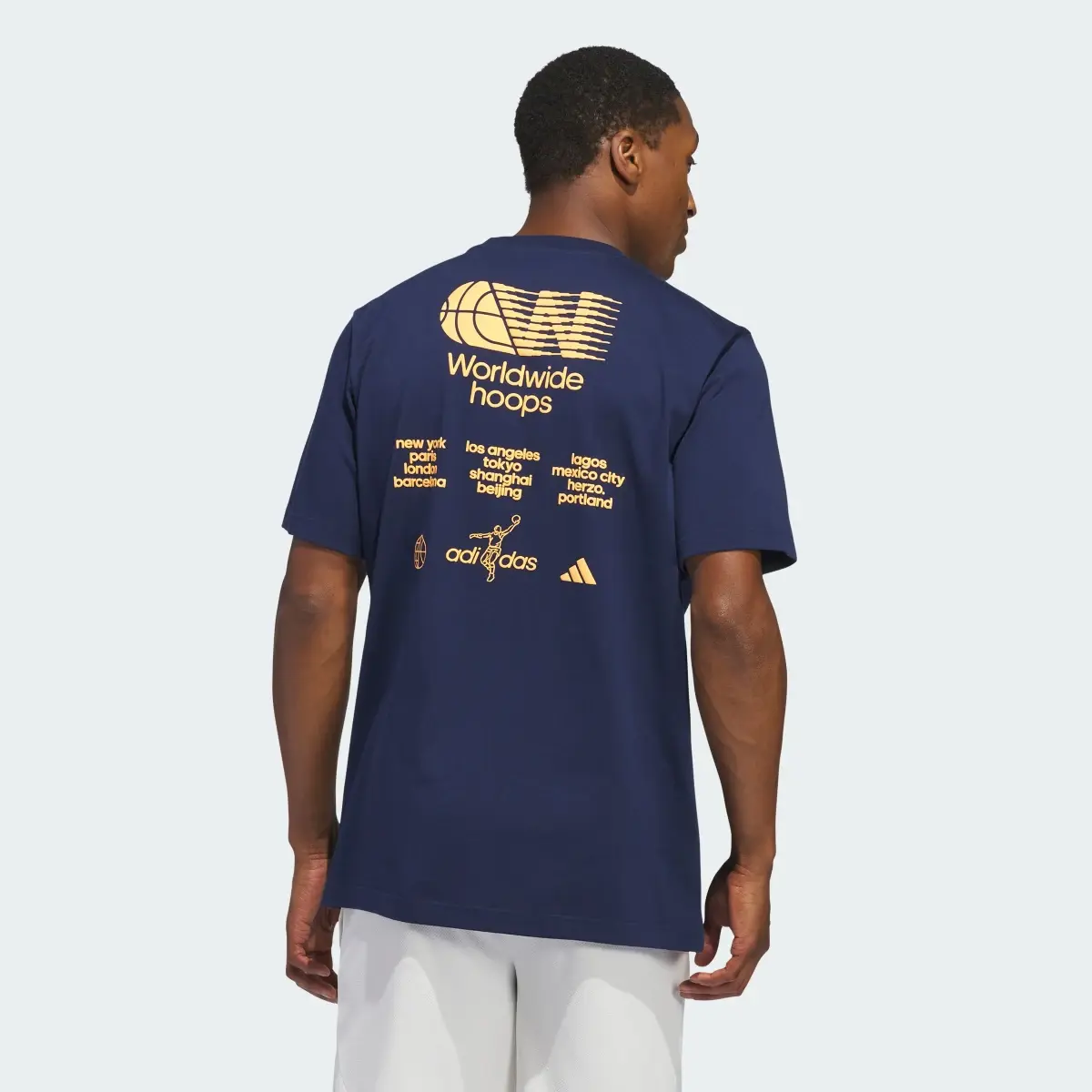 Adidas Worldwide Hoops City Graphic Tee. 3