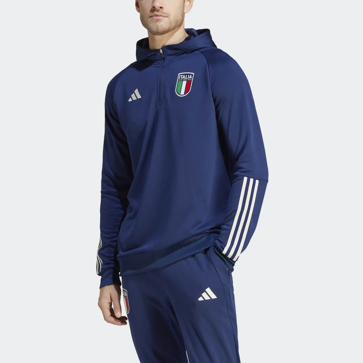 Adidas Sudadera con Gorro Tiro 23 Italia. 1