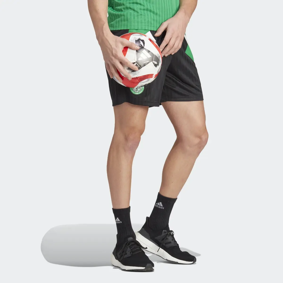 Adidas Celtic FC Icon Shorts. 3