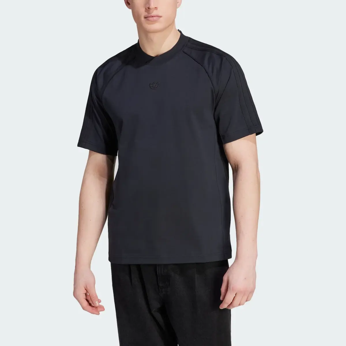 Adidas Blue Version Essentials Short Sleeve Tişört. 1