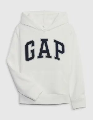 Kids Gap Arch Logo Hoodie white
